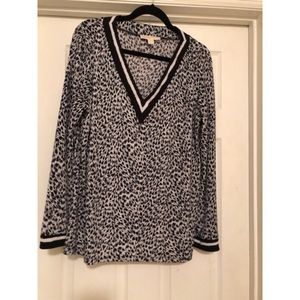 Michael Kors Animal Print Blouse